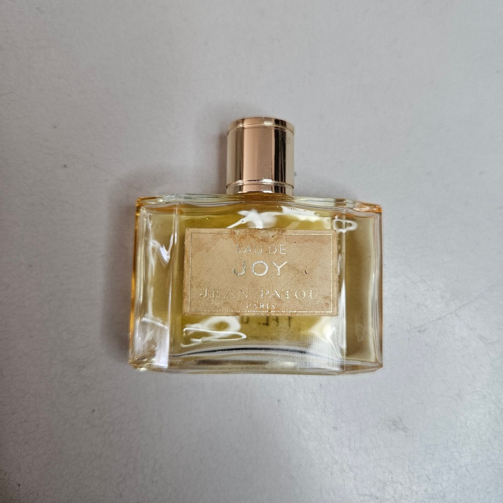 Vintage Eau de Joy Jean Patou Paris Perfume 1 fl oz Splash Bottle Made in France